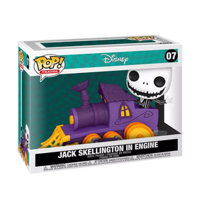 FUNKO POP TRAINS DISNEY THE NIGHTMARE BEFORE CHRISTMAS JACK SKELLINGTON IN ENGINE 07