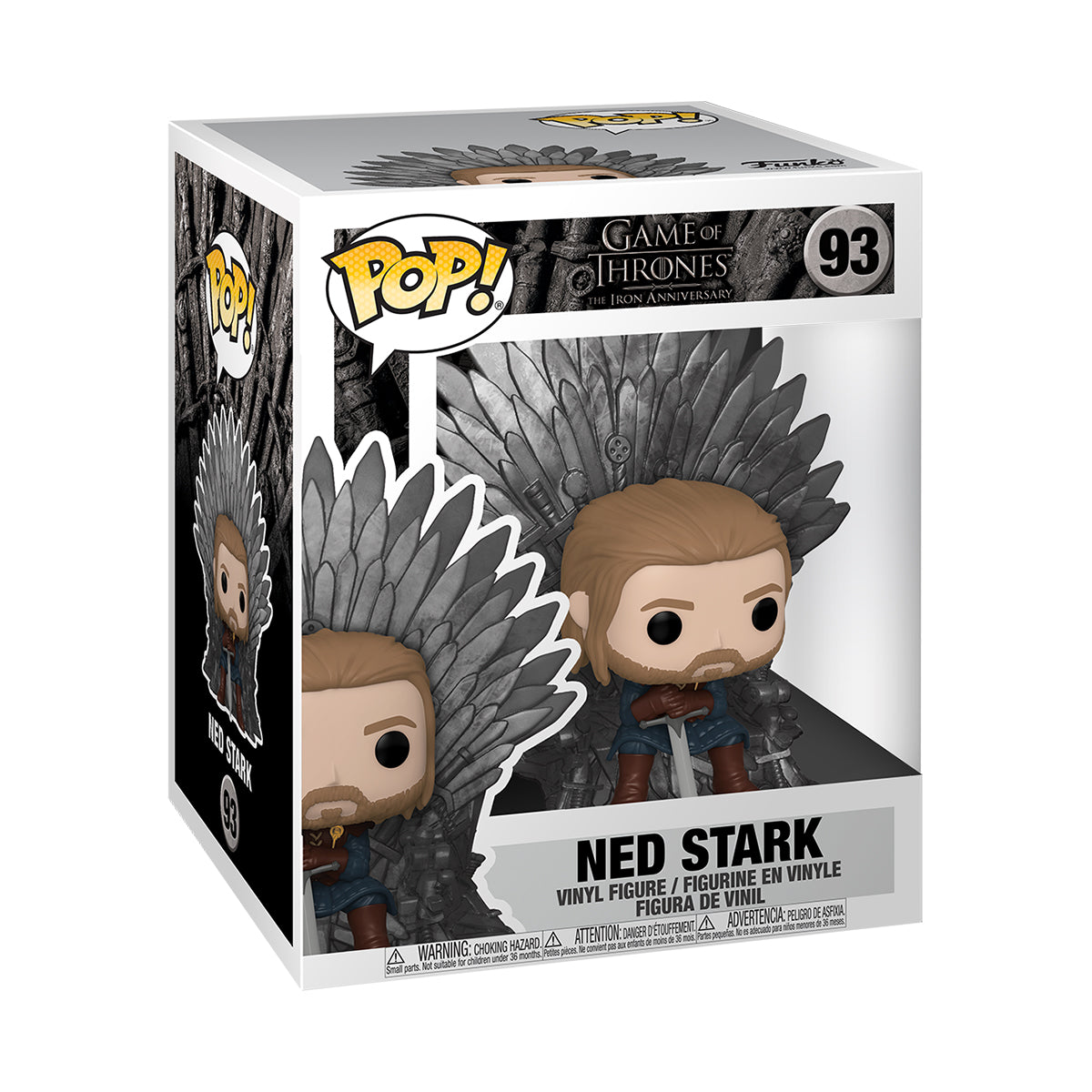 FUNKO POP 6 INCH TV GAME OF THRONES THE IRON ANNIVERSARY NED STARK 93
