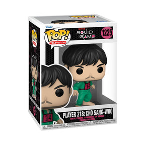FUNKO POP TV NETFLIX SQUID GAME PLAYER 218 CHO SANG WOO 1225