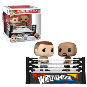 FUNKO POP WWE JOHN CENA AND THE ROCK 2 PACK