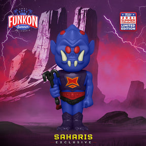 FUNKO SODA ANIMATION MASTERS OF THE UNIVERSE WEBSTOR SUMMER CONVENTION 2021 EXCLUSIVO SAHARIS