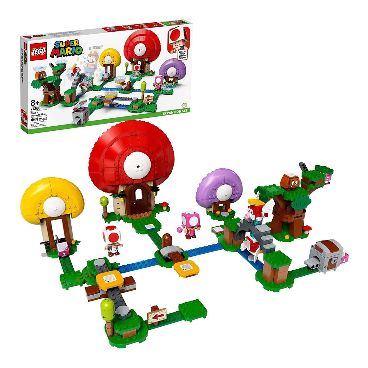 LEGO GAMES SUPER MARIO SET CAZA DEL TESORO DE TOAD