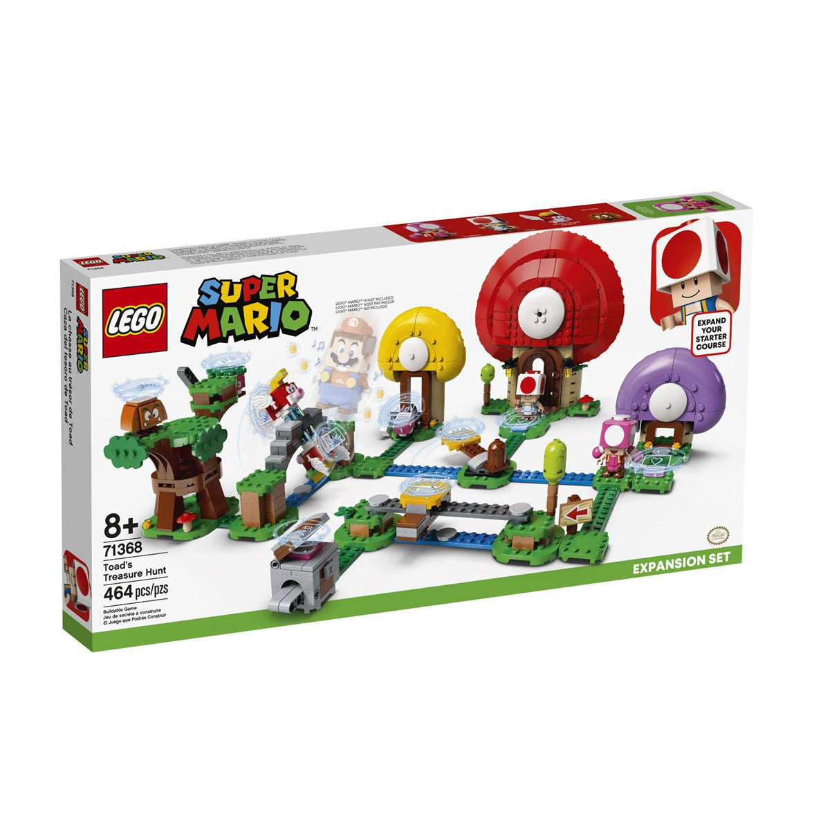 LEGO GAMES SUPER MARIO SET CAZA DEL TESORO DE TOAD