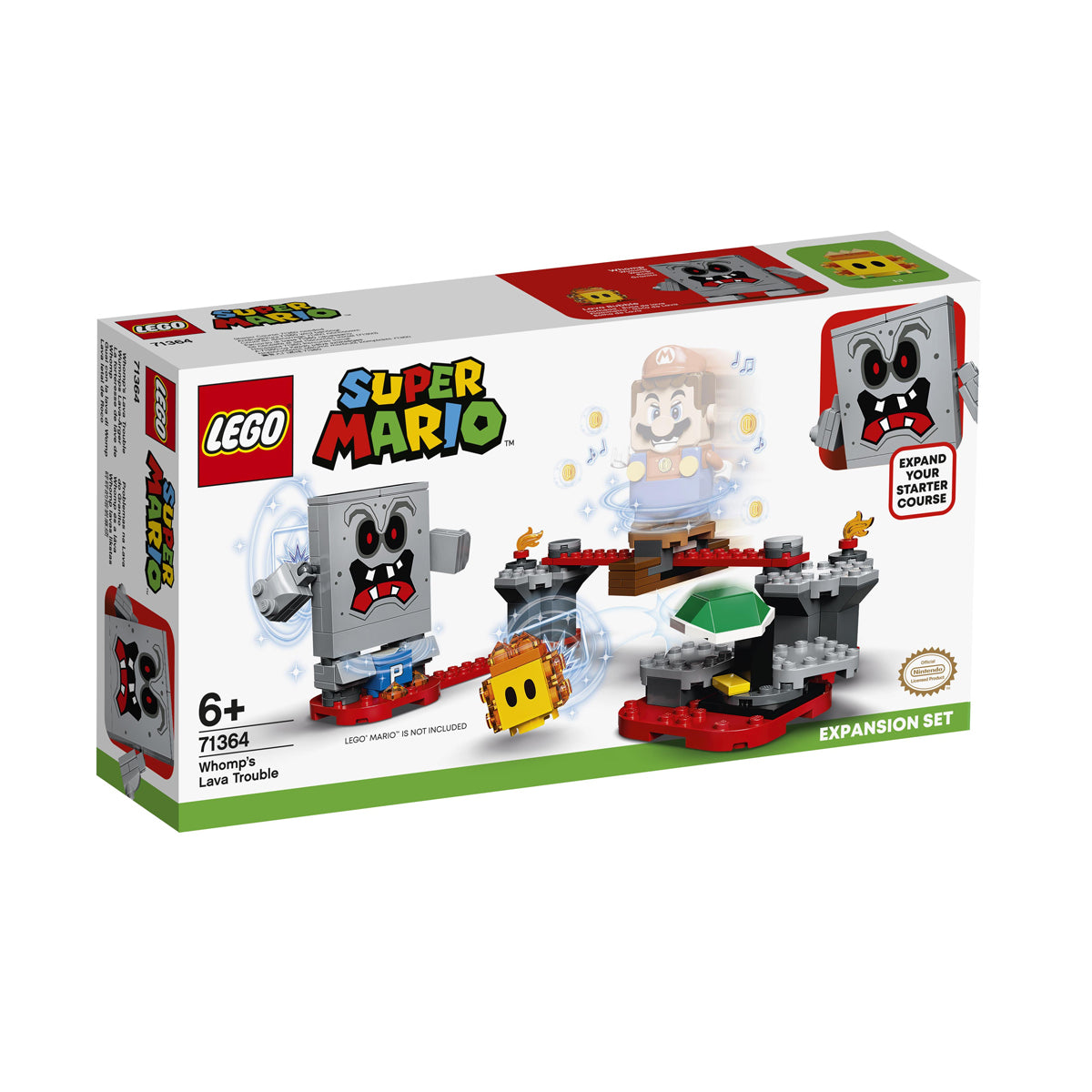 LEGO GAMES SUPER MARIO SET LAVA LETAL DE DON ROCO