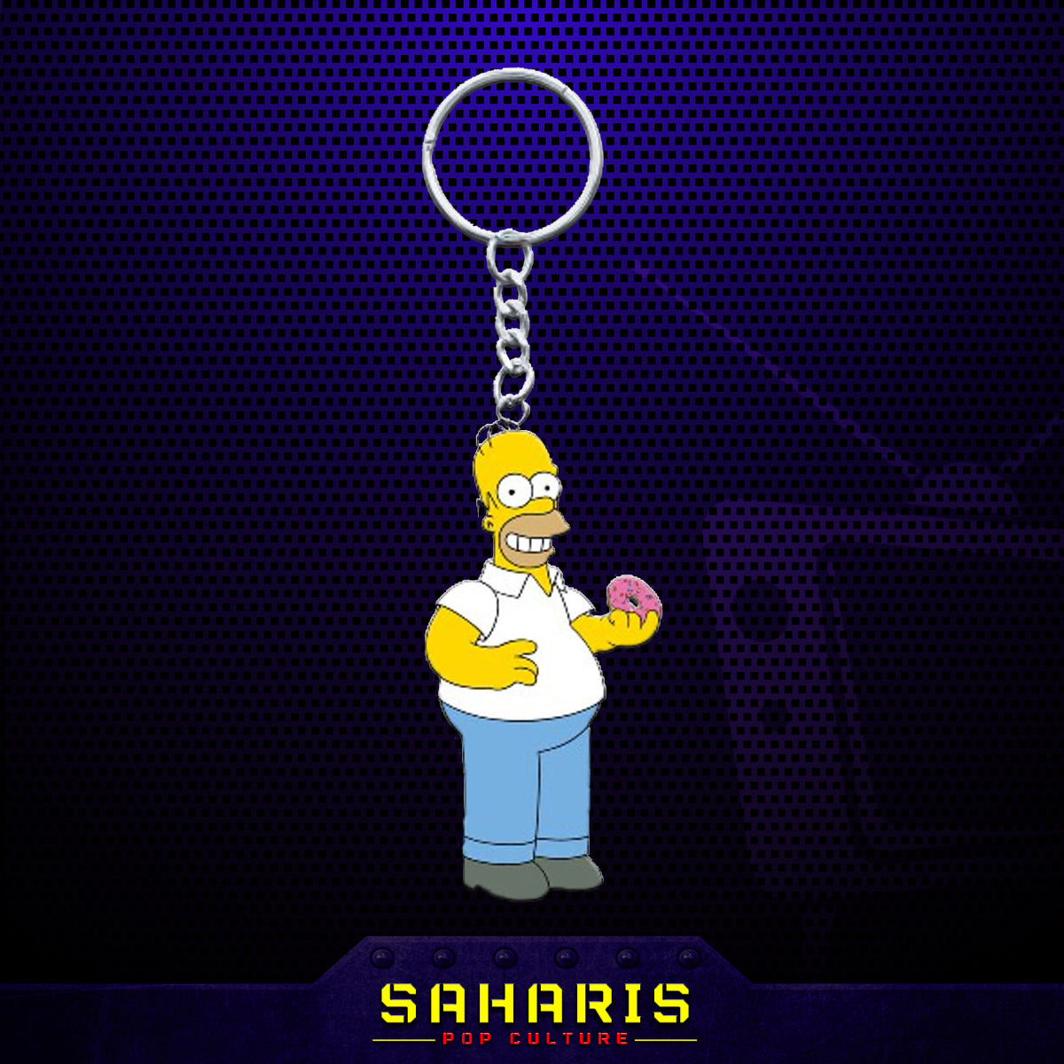 MONOGRAM LLAVERO ANIMATION THE SIMPSONS HOMER WITH DONUT