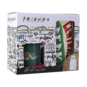 PALADONE TV FRIENDS CENTRAL PERK SET DE TAZA & DELANTAL
