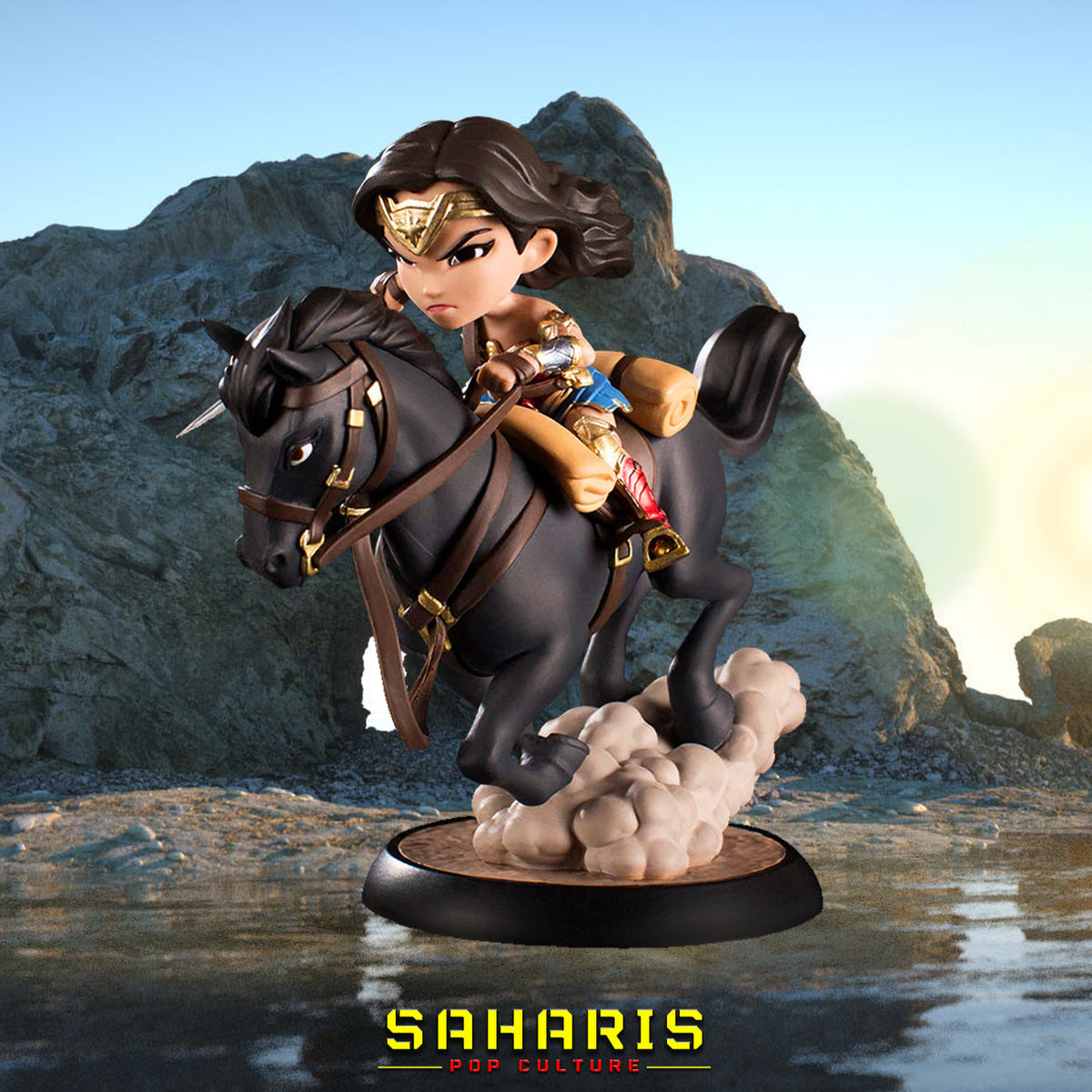 QMIX Q-FIG DC WONDER WOMAN ON HORSE