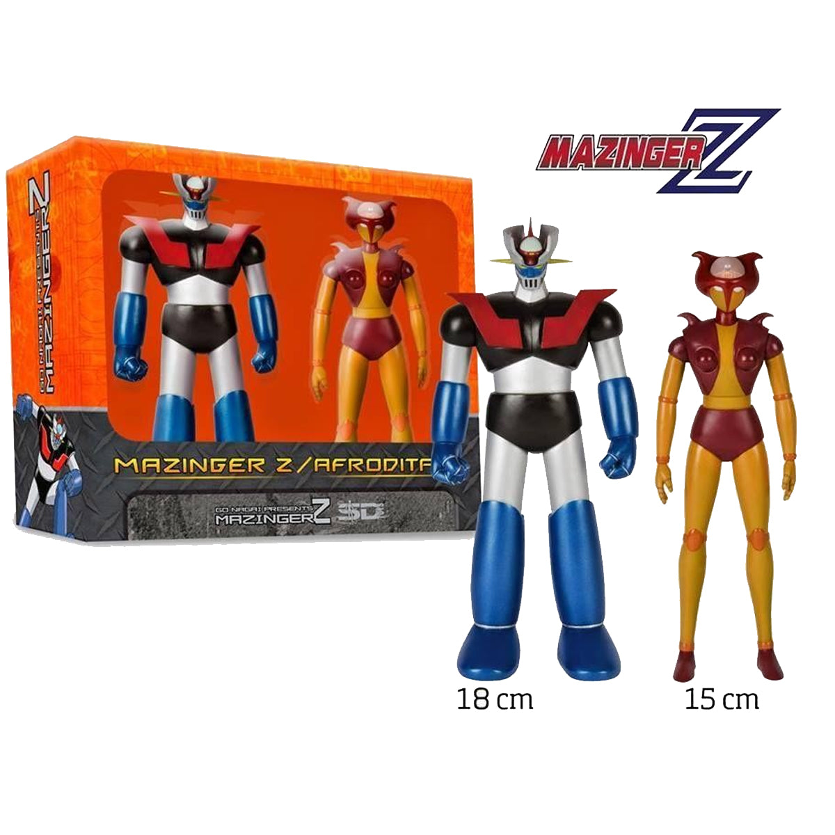 SD TOYS MERCHANDISING FIGURA ARTICULADA ANIME MAZINGER Z AND AFRODITA