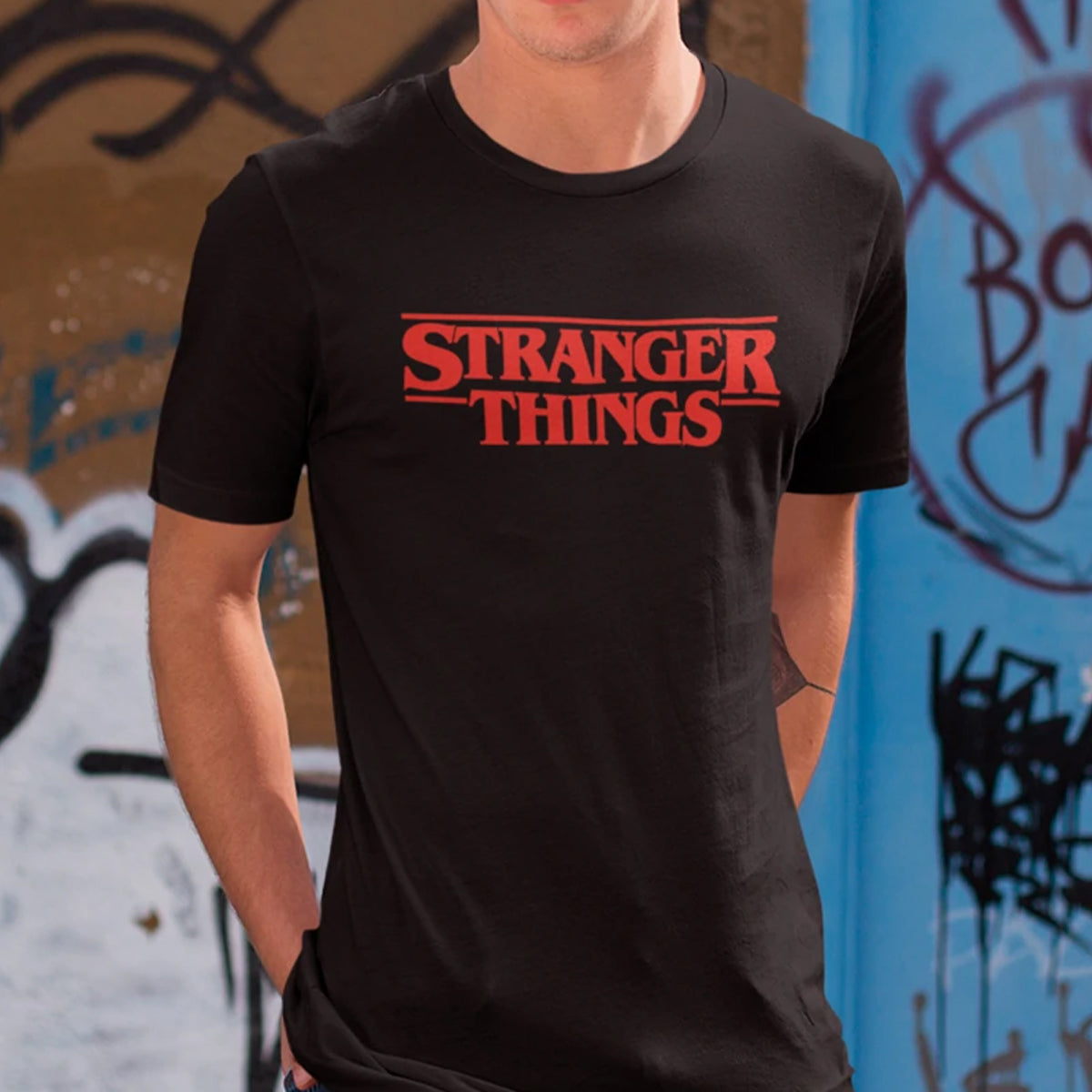 TOXIC PLAYERA TV STRANGER THINGS LOGO