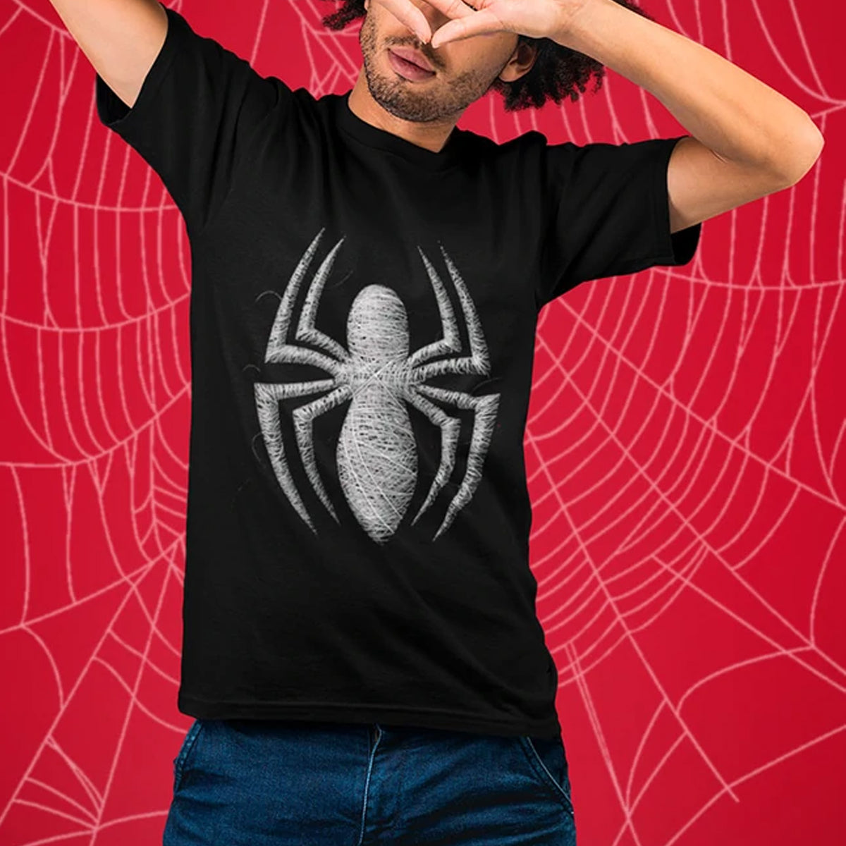 TOXIC PLAYERA MARVEL SPIDERMAN LOGO TELARAÑA
